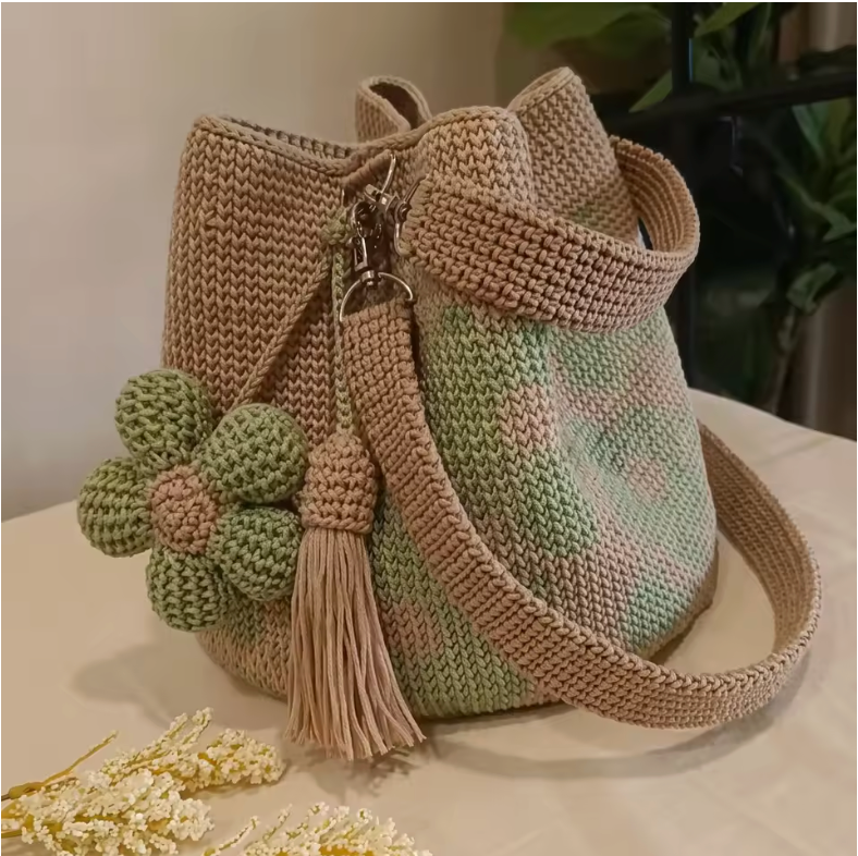 Crochet Flower Bag