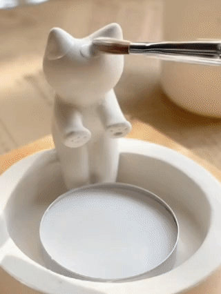 Cute Kitten Candle Holder